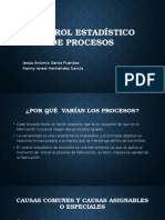 Control Estadístico de Procesos