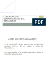 Comunicación y Comportamiento Del Consumidor