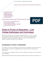 Guide To Forms of Separation - Low Voltage Switchgear and Controlgear - EEP