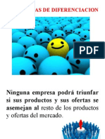 ESTRATEGIAS DE DIFERENCIACION Marketing