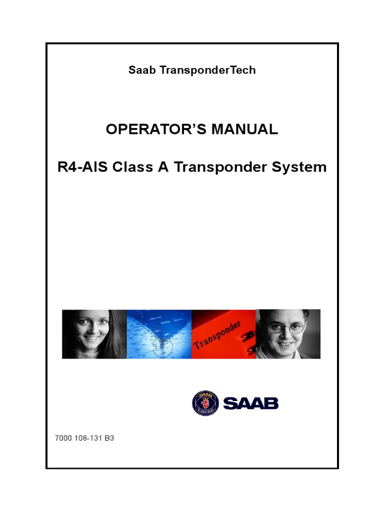 SAAB R4 AIS Operator Manual 1 | Telecommunications | Telecommunications  Engineering