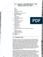 Unit Social Environment and Population of Man: Structure