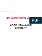 An Inspector Calls Revision Booklet Higher 12vkgz8 225q49e
