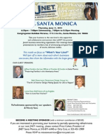 6/11 Networking in Santa Monica For Jewish Business Development