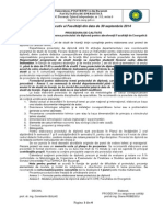 Procedura Elaborare Proiect de Diploma 2014