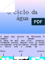 O Ciclo Da Água