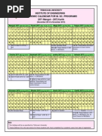 Academic Calendar