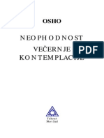 Neophodnost vecernje kontemplacije