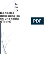 Tutorial 6 - JTable - Movimiento Mouse, Teclas Direccionales