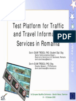 Test Platform For Traffic and Travel Information in Romania - Dumitrescu PDF