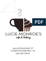 Lucie Monroe's Menu