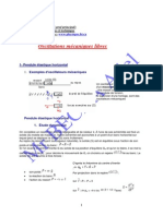 Oscillations Mécaniques Libres PDF