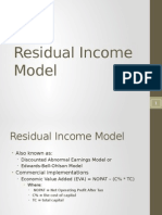 Residual Income Model Explained