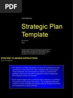 Business Unit Strategy Plan Template