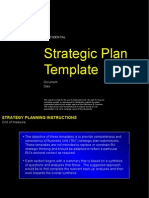 Business Unit Strategy Plan Template