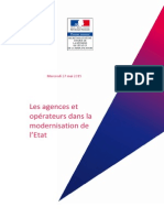 Dp - Les Agences Et Operateurs Dans La Modernisation de Letat