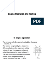 Engine Operation and Testing