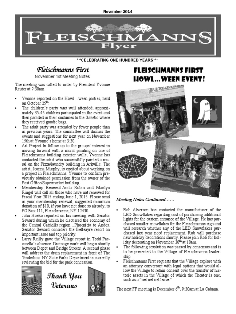 Fleischmanns First Thank You Veterans PDF Christmas