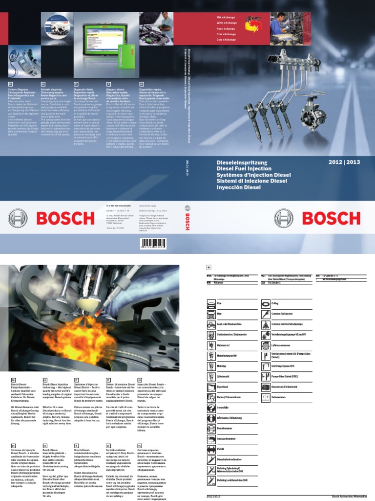 Bosch Automotive Diesel System Fuel Injection Technology & Engineering