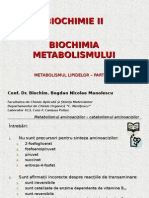 Biochimie 10 - Metabolismul Lipidelor I CATB (an III)