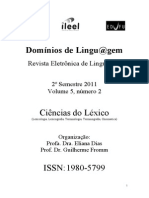 Revista Linguística Lexicologia