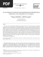 Download An Investigation of Path-goal and Transformational Leadership Theory by kenmuira SN26692593 doc pdf