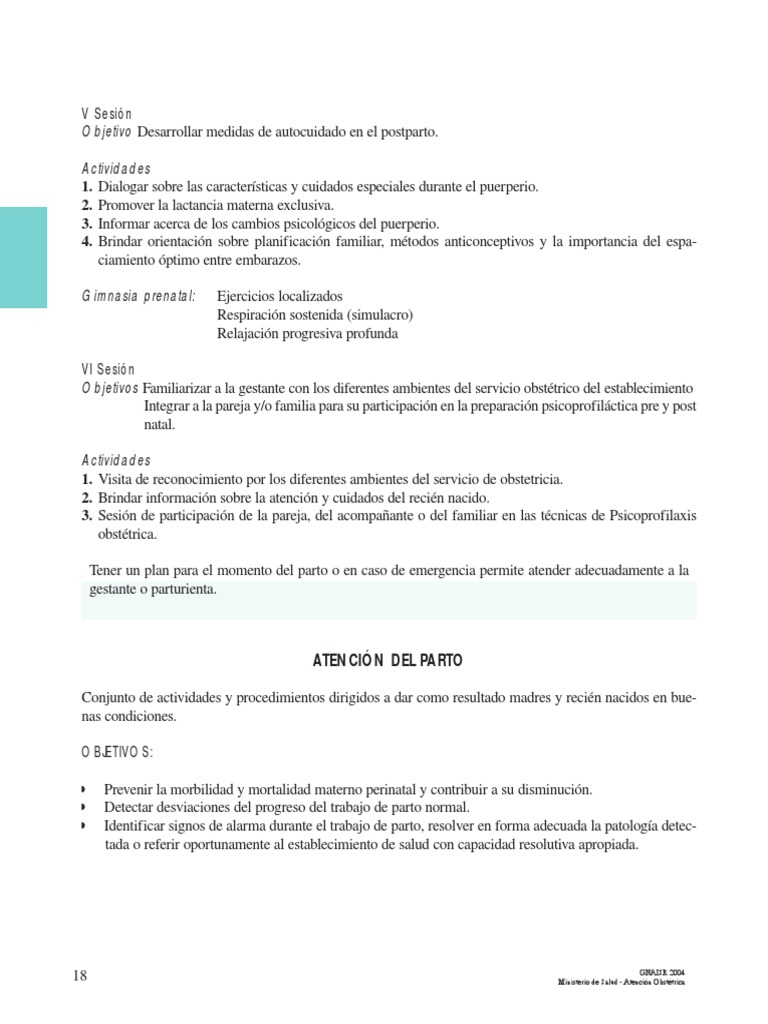 Atención del Parto: Guía Minsa | PDF | Parto | Infantes
