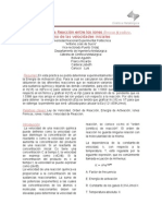 Cin+®tica de la Reacci+¦n entre los iones f+®rricos y yoduro