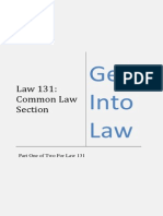 Law 131-Common Law Section