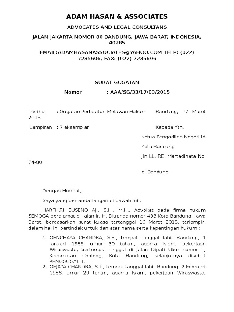 Kedudukan No Pendaftaran Dalam Surat