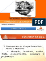 1_Transporte de Cargas No Brasil – Ferroviário – Aéreo – Marítimo