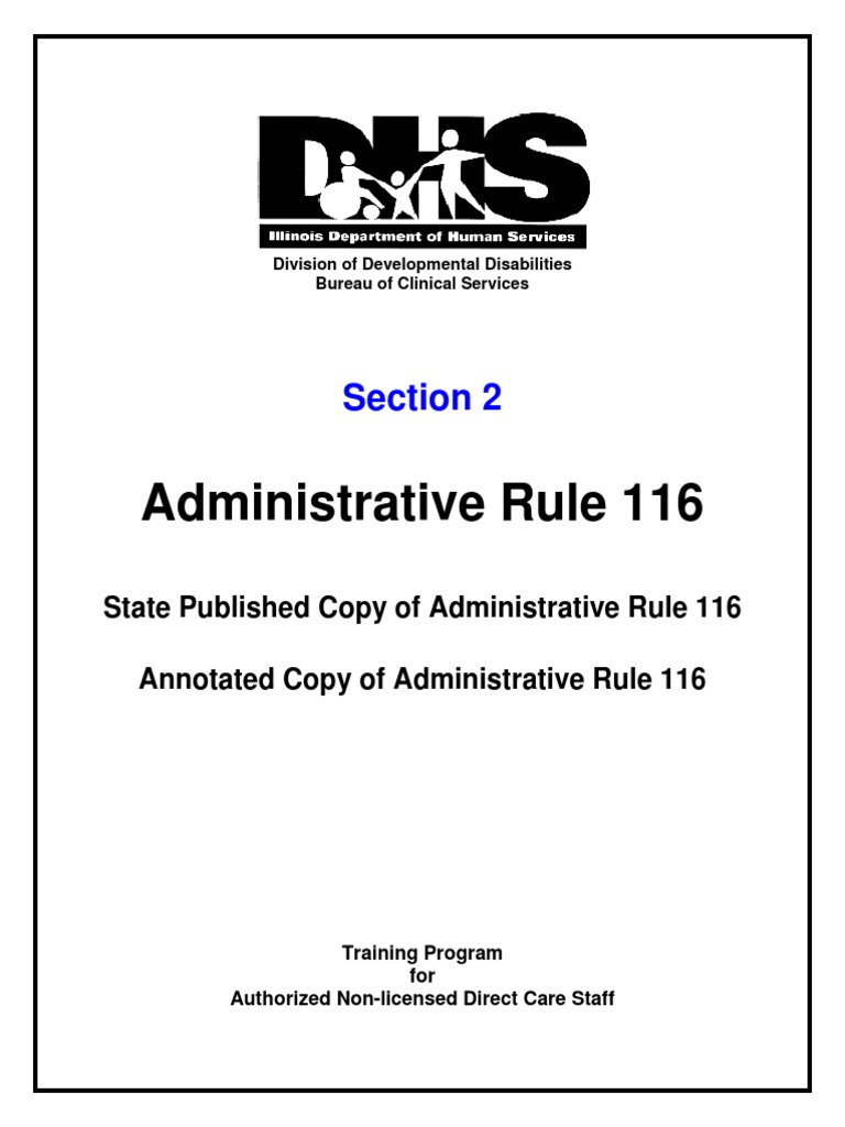 Illinois Rule 116: Medication Administration | PDF | Medical ...