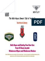 Rolls-Royce and Bentley Windscreen Wipers Guide