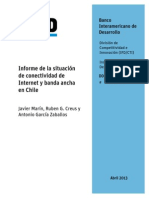 Informe de La Situacion de Conectividad de Internet y Banda Ancha en Chile