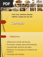 Cereais materias primas