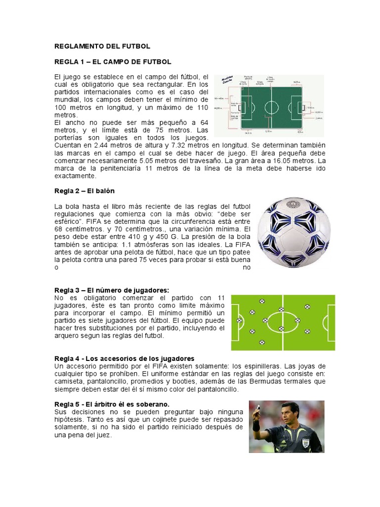 Reglamento Del Futbol Asociación de Futbol Variantes deportivas