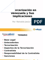 La Tercerización y Sus Implicaciones - FINAL