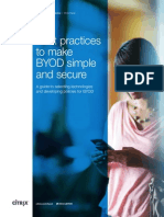 Best Practices to Make BYOD Simple and Secure C_ct34