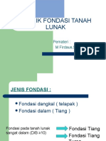 Teknik Fondasi Tanah Lunak