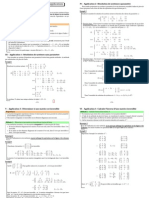 Algebre Fiche 2 Pivot Gauss PDF