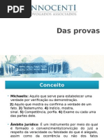 Apresentação - Das Provas