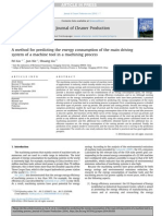 Journal of Cleaner Production Volume Issue 2014 (Doi 10.1016/j.jclepro.2014.09.058) Liu, Fei Xie, Jun Liu, Shuang - A Method For Predicting The Energy Consumption of The Main Driving System of A