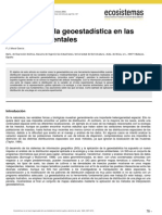 Aplicacion de La Geoestadistica en Las Ciencias Ambientales