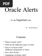 Oracle Alerts