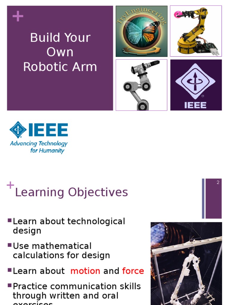 Build Your Own Robotic Arm Project | PDF