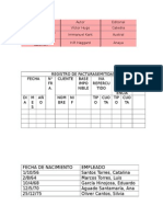 Tablas