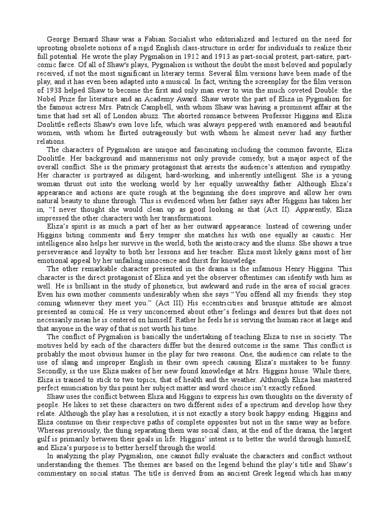 Analysis of pygmalion and galatea picture