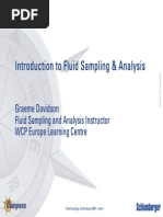 Fluid Sampling and Analysis