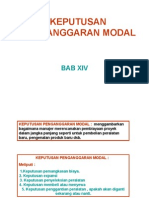 Keputusan Penganggaran Modal