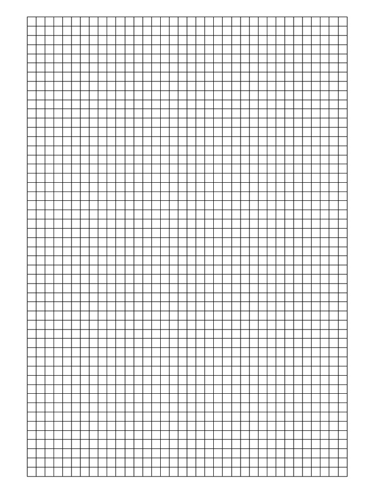 Folha Quadriculada para Impressão | PDF